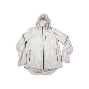 Avalanche Outdoor Supply Jacket Womens Small Tan Full Zip Long Sleeve Hooded